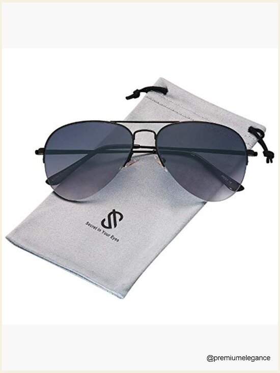 Classic Aviator Sunglasses with UV400 Protection, Unisex main image 5